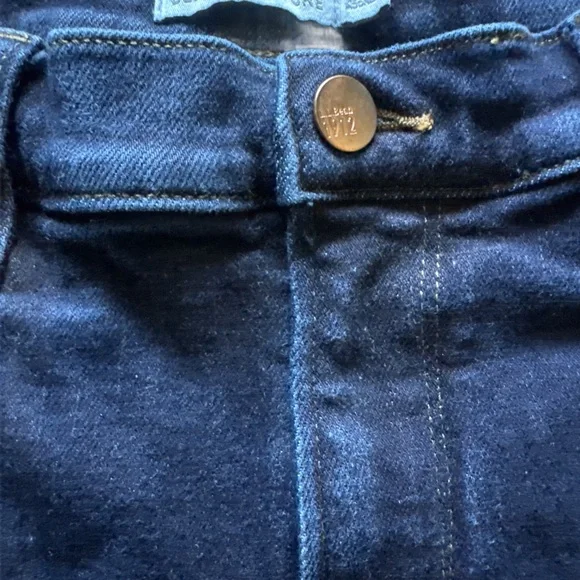 LL Bean Deep Indigo Signature Stretch High Rise Flare Leg Classic Women's Jeans - Picture 2 of 10